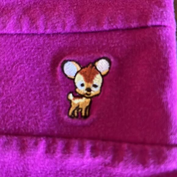 Disney Cuties Girls S 6-6X Baby Bambi Raspberry Embellished Knit Top - Picture 6 of 8